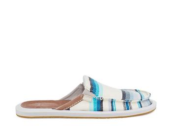 Sanuk You Got My Back Blanket Sustainable Slip On Women's Sidewalk Surfers Blue | Canada 172VRW